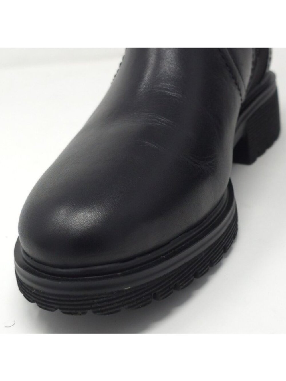 Rockport Black Leather Ankle Booties with Side Zip 9.5M - Picture 7 of 14